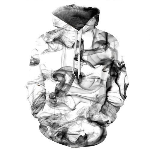 3D Hoodies Men Hooded Sweatshirts Melted Skull 3D Print Casual Tops Autumn Regular Hipster