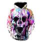 Hoodies Skull Men Hoodies Sweatshirts 3D Printed Funny Hip HOP Hoodies