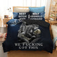 Black skull bedding set queen size 3d Couple kissing skull printed duvet Cover With Pillowcases Bed