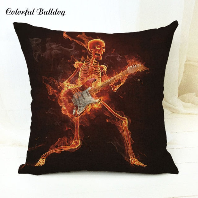 The Dead Sugar Skull Cushion Cover Gamer Chair 45*45Cm