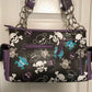 Cowgirl Trendy Western SPECIAL SUGAR SKULL Concealed Carry Handbag/Wallet PURPLE