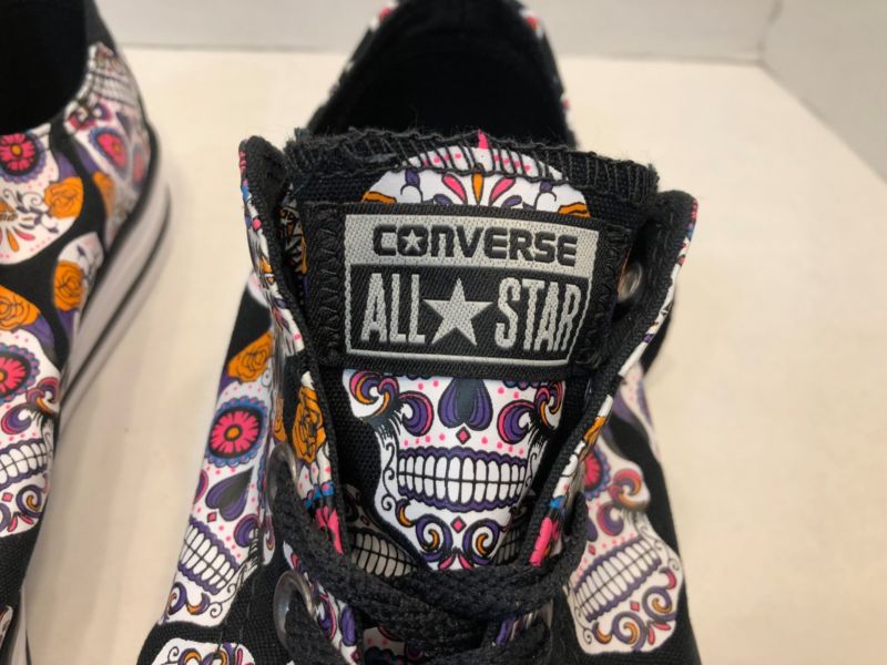 NEW Converse Chuck Taylor All Star Sugar Skulls Coco Dia De Los muertos M 9 W 11