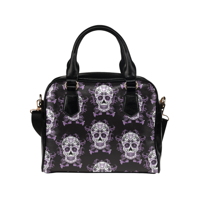 Day of the Dead Mexico Sugar Skull Shoulder Handbag Purse for Women And Girls