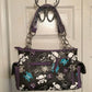 Cowgirl Trendy Western SPECIAL SUGAR SKULL Concealed Carry Handbag/Wallet PURPLE