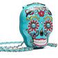 Cowgirl Trendy Sugar Skull Calavera Day of The Dead Crossbody Handbag Messenger