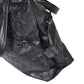 Gothic Skull Embossed Black Synthetic Leather Shoulder Bag Women Mens Handbag