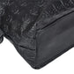 Gothic Skull Embossed Black Synthetic Leather Shoulder Bag Women Mens Handbag
