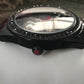 BETSEY JOHNSON BLACK ON BLACK SUGAR SKULL KING CRYSTAL/MOP WATCH