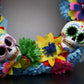 Day of the Dead Colorful Halloween 16 Inch Wreath