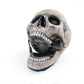 Inflatable Skull Chair, Movable Jaw Knitted Fabric Design