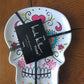 SUGAR SKULL MELAMINE PLATES HALLOWEEN NEW WITH TAGS