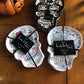 SUGAR SKULL MELAMINE PLATES HALLOWEEN NEW WITH TAGS