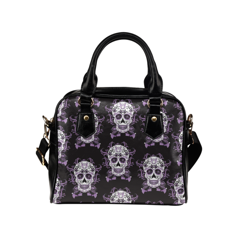 Day of the Dead Mexico Sugar Skull Shoulder Handbag Purse for Women And Girls