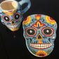 Set of Sugar Skull Mugs and Plates Halloween