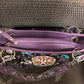 Cowgirl Trendy Western SPECIAL SUGAR SKULL Concealed Carry Handbag/Wallet PURPLE