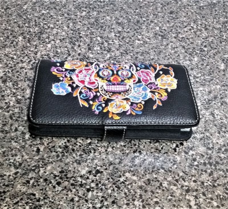 Concealed Carry Purse Sugar Skull Matching Wallet Crossbody Bag