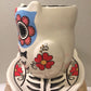 Cracker Barrel Sugar Skull Owl Mug /Cup & Plate Day Of The Dead Halloween NEW
