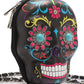 Cowgirl Trendy Sugar Skull Calavera Day of The Dead Crossbody Handbag Messenger