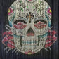 Bamboo Beaded Curtain Hand Painted-Sugar Skull