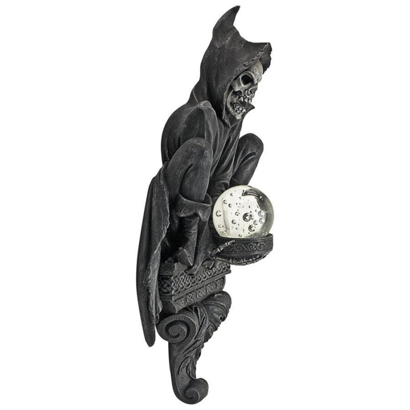 Design Toscano  Gothic Grim Reaper Specter of Death Wall Sculpture