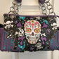 Cowgirl Trendy Western SPECIAL SUGAR SKULL Concealed Carry Handbag/Wallet PURPLE