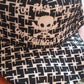 SUGAR SKULL CONCEALED CARRY HANDBAG PURSE BLUE COME WITH 2 FREE GIFTS - SKULL HAT AND A BRACELET