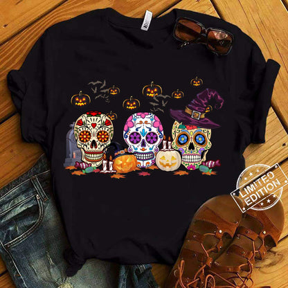 Sugar skull Halloween shirt
