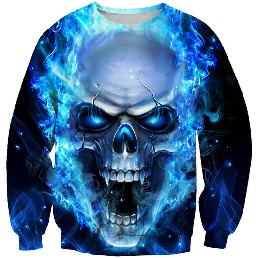 Sweatshirt 3D print skull