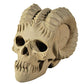 Myard Fireproof Human Fire Pit Skull Gas Log for NG, LP Wood Fireplace, Firepit, Campfire, Halloween Decor, Barbecue