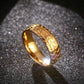 Hot Sale 6mm Stainless Steel Tire Grooved Ring Men Jewelry Rock Silver Gold Color Punk Biker Rings Wedding Jewelry