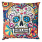 Decorative Throw Pillow Covers Sugar Skull Couch Pillows Cover 18 x 18 Inch
