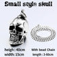 stainless steel men punk skull pendant domineering personality accessories jewelry