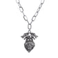 Long Necklace Vintage Punk Rock Chain Necklaces Man Skull Hand Stainless Steel Pendants Necklace Charms Man accessories