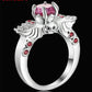 Brand New Arrival Creative Black Silver Gold colour Wing Skull Ring with AAA Zirconia Crystal Plated Party Jewelry