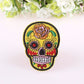 Set of 10 random sugar Skull Embroidery Patches
