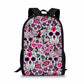 School Bag for Teen Girls Funny Sugar Skull Design Children Bag Pack