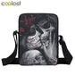 Cool Gothic Girl Mini Messenger Bag Rock Women Handbag Kids Crossbody Bag Skull Children School Bags Boys Girls Bags Best Gift