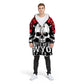 3D Rose Sugar Skull Blanket Hoodie
