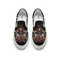 Fashion Casual Black Slip On Shoes For Men Nice Skull Men Loafers Shoes