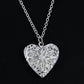Fashion Drop Pendant Luminous Glow In The Dark Locket Necklace Jewelry Gifts Heart love for Women Lady