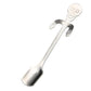 Stainless Steel Sugar Skull Handle Spoon Cutlery Dessert Coffee Scoop Long Handle Candy Teaspoon Kitchen Tableware