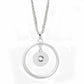 New Choker Necklace Fashion Silver Color Fit 18mm Colorful Snap Buttons Bead Pendant Statement Necklace For Women Jewelry