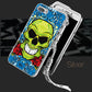 Skull Brand Metal Aluminum Frame+Hard PC Armor Protective Shockproof Back Phone Case Cover