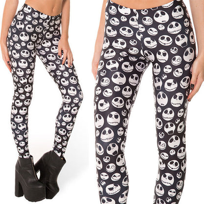 3D Candy Skull Women Legging Womens Leggings Jeggings Legings Sexy Legging Pants Legins Sexy Printed Leggings