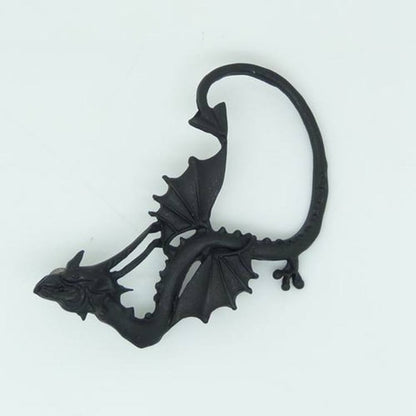 1psc Fashion Punk Gothic Dragon Ear Cuff  Earrings for Women Animal Ear Wrap Cuff Earrings Stud Ear 3 Colors