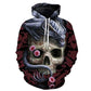 Dragon Skull 3D Print Hoodies