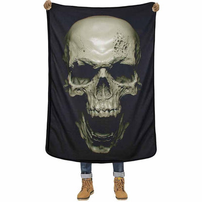 3D Blanket Clay Sculpture Skull 3D Quality Cover Comfortable Air Conditioning Soft Warm Thin Towel Blankets
