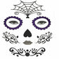 Day of the Dead temporary tattoo Costume Ball Prop art makeup tattoo stickers