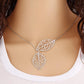 New Gold Fatima Hand Multilayer Hammer Chain Lariat Bar Necklace Long Strip Pendant Necklace Collar joyeria collier Women