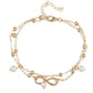 Anklets For Women Popular Golden Color Alloy Girls Bell Anklet Bead Chain Tassel Barefoot Sandal Beach Foot Jewelry